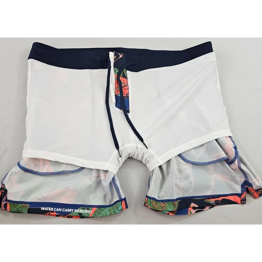 Rhone Mens Swim Trunks 40 Tropical Floral Point Break Board Shorts 101539-961